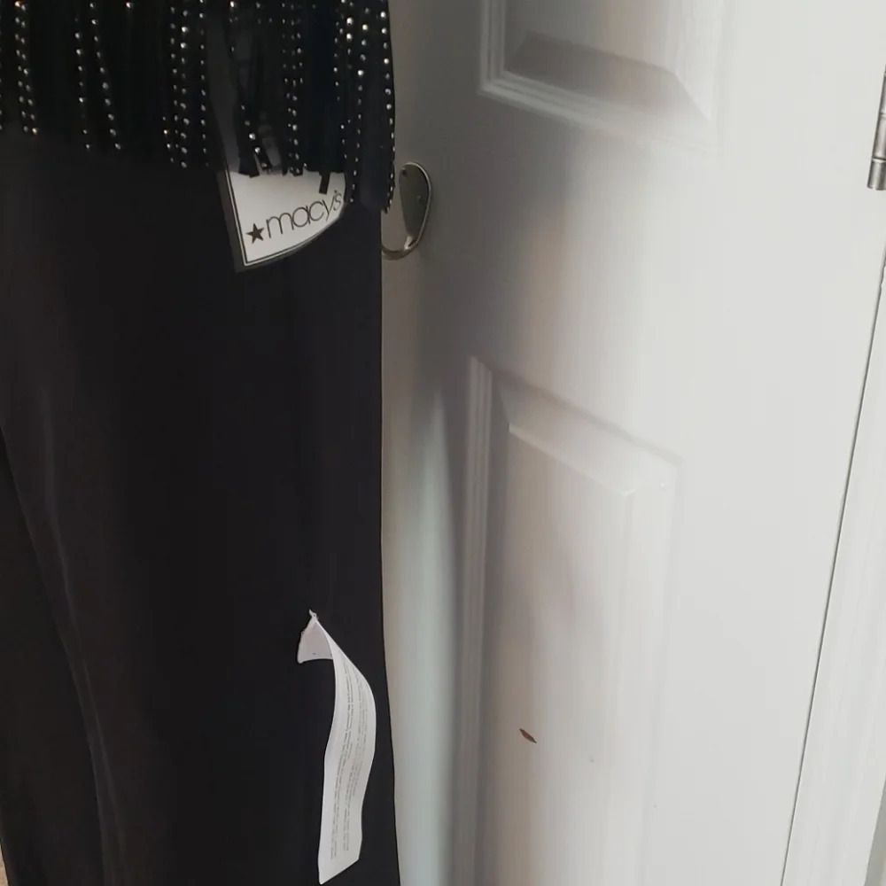 SHO sleeveless black sparkle jumpsuit - Picture 7 of 15